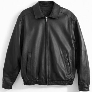 Croft & Barrow Men's Black Bomber Jacket